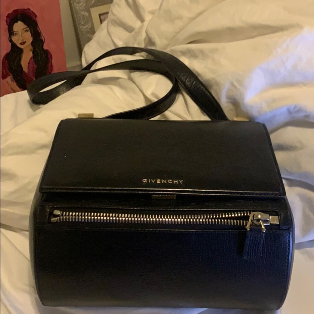 Givenchy pandora box medium in textured black calf - Picture 5 of 5